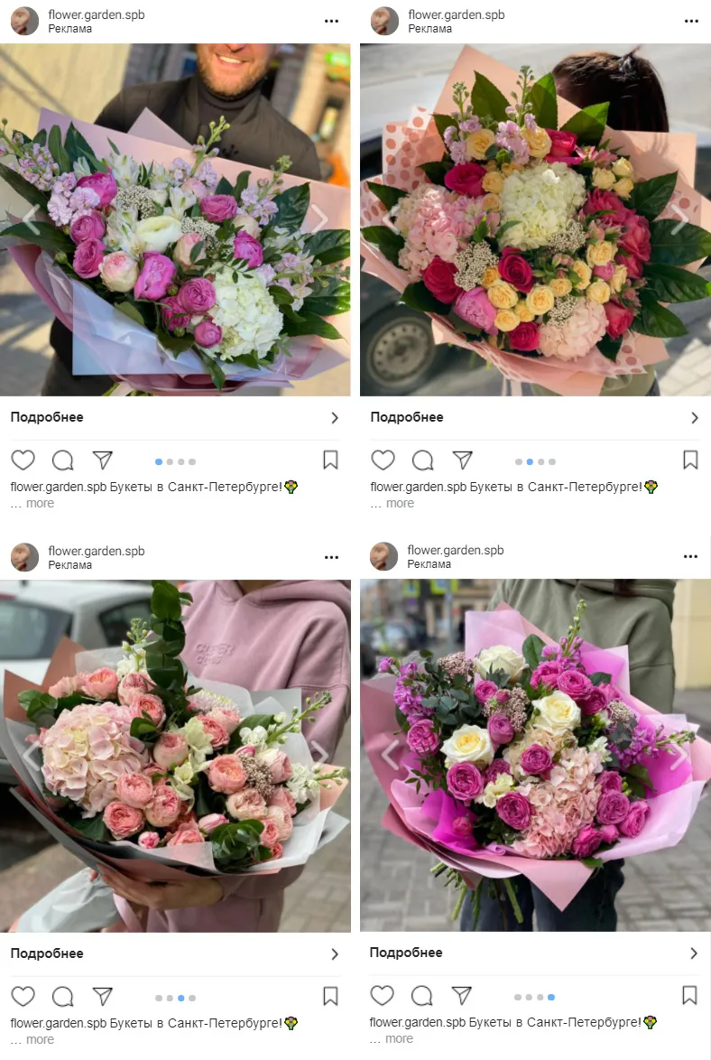 Анализ эффективности SMM-кампаний для цветочного бизнеса